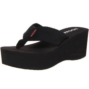 🔥 24h SALE!🔥 Black Platform Rocket Dogs Sz. 8